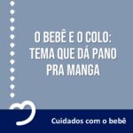 O bebê e o colo_capa